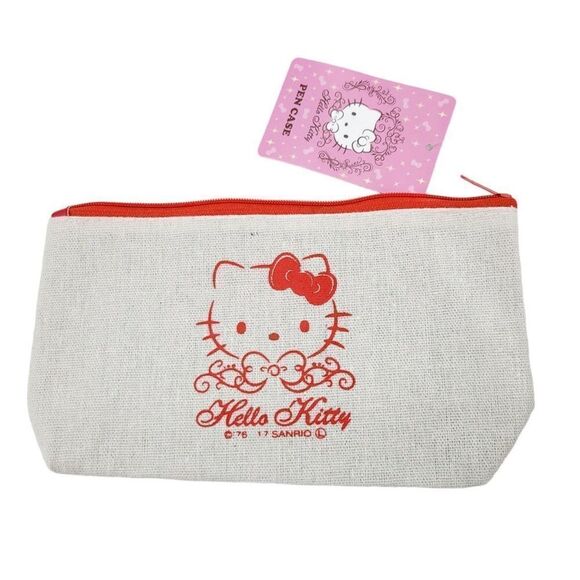 Brand New Japan Sanrio Hello Kitty Pencil Case Red - Picture 1 of 7